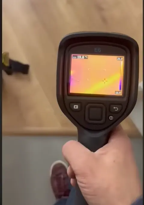 Thermal imaging slab leak detection Corona CA